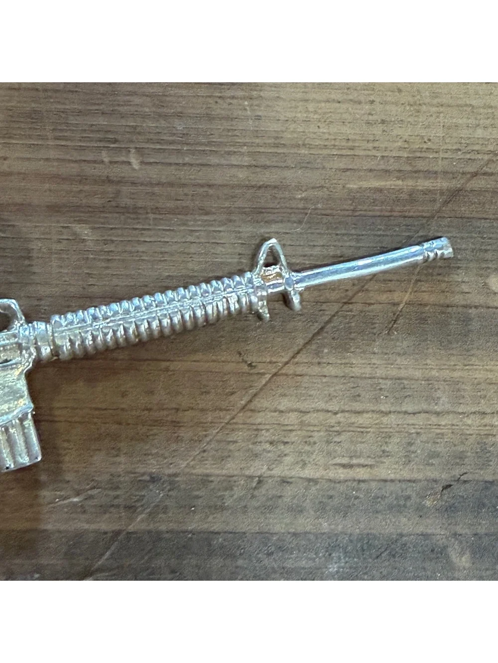 Sterling silver 2nd Amendment pendant vintage Y2K era